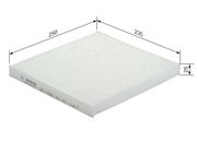 Filter, Innenraumluft PEUGEOT 307