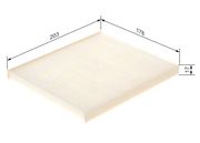 Filter, Innenraumluft FIAT