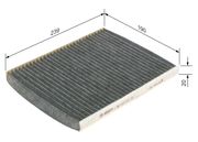 Filter, Innenraumluft FORD B-MAX
