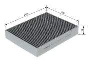 Filter, Innenraumluft BMW 1