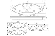 Bremsbelagsatz, Scheibenbremse KIA CARNIVAL