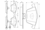 Bremsbelagsatz, Scheibenbremse VW PASSAT
