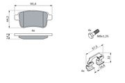 Bremsbelagsatz, Scheibenbremse RENAULT KANGOO BE BOP