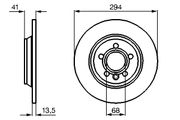 Bremsscheibe SEAT ALHAMBRA
