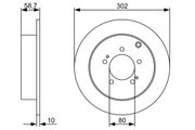 Bremsscheibe MITSUBISHI OUTLANDER