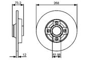 Bremsscheibe PEUGEOT 5008