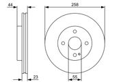Bremsscheibe MAZDA 2