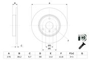 Bremsscheibe SMART FORTWO