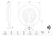 Bremsscheibe NISSAN QASHQAI / QASHQAI +2