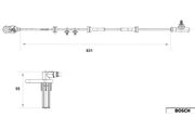 Sensor, Raddrehzahl NISSAN