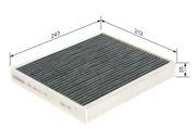 Filter, Innenraumluft OPEL MERIVA