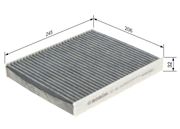 Filter, Innenraumluft BMW 7