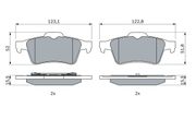 Bremsbelagsatz, Scheibenbremse FORD TRANSIT CONNECT
