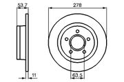 Bremsscheibe FORD TRANSIT CONNECT