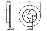 Bremsscheibe DAIHATSU