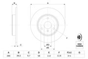 Bremsscheibe SMART FORTWO