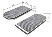 Filter, Innenraumluft BMW 8
