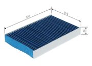 Filter, Innenraumluft NISSAN PULSAR