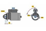 Starter OPEL COMBO
