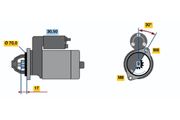 Starter SMART FORTWO