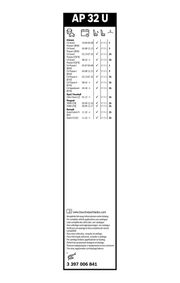 Wischblatt Aerotwin Plus PEUGEOT 3008