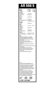 Wischblatt Aerotwin Retrofit OPEL COMBO