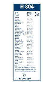 Wischblatt Rear NISSAN QASHQAI / QASHQAI +2
