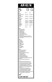 Wischblatt Aerotwin Retro OPEL MOVANO