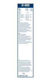 Wischblatt Rear TOYOTA LAND CRUISER PRADO