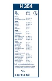 Wischblatt Rear NISSAN EVALIA