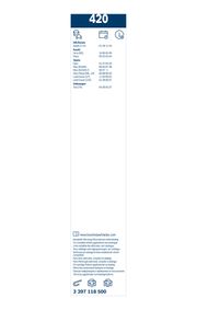 Wischblatt Twin DAIHATSU CUORE