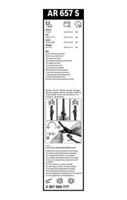 Wischblatt Aerotwin Retrofit PEUGEOT 807