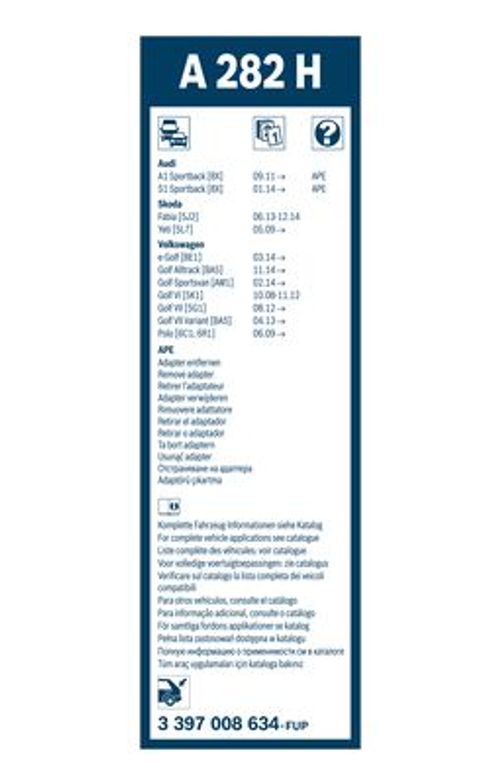 Produktbild für Wischblatt Rear