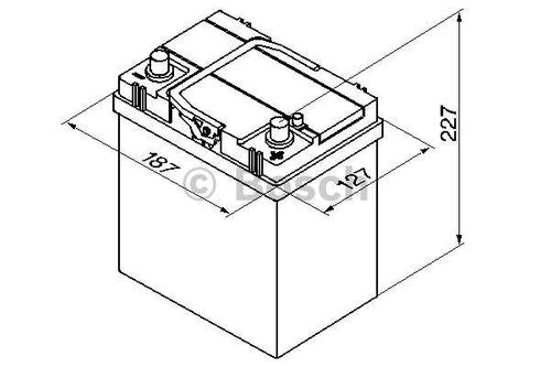 Produktbild für Starterbatterie S4 12 V, 40 Ah, 330 A