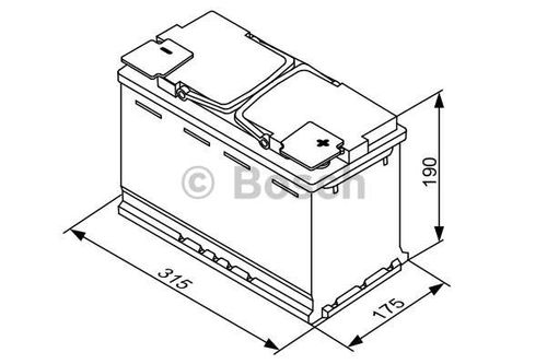 Produktbild für S5A - 12V 80Ah 800A