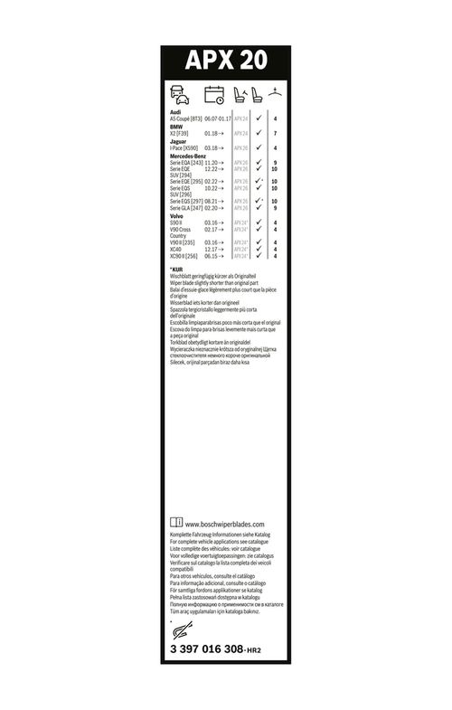 Produktbild für Wischblatt