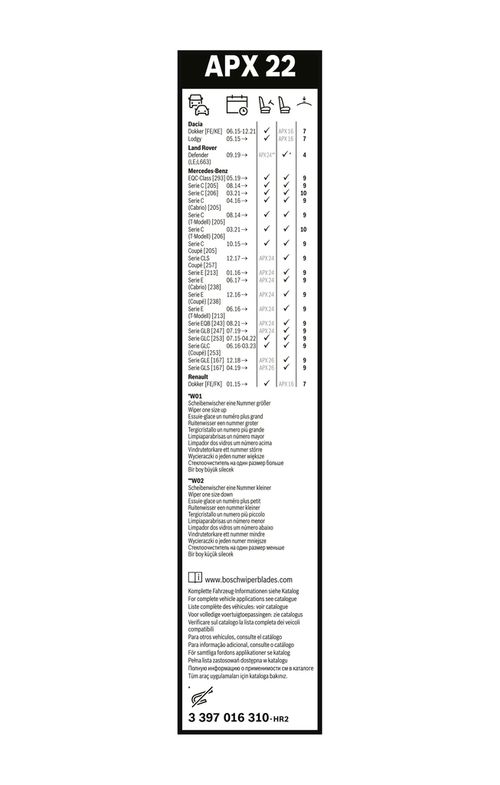 Produktbild für Wischblatt