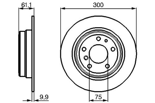 Produktbild für Bremsscheibe