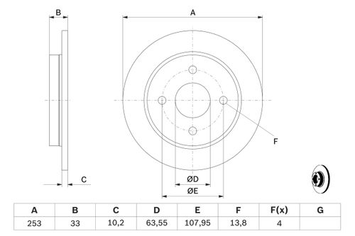 Produktbild für Bremsscheibe