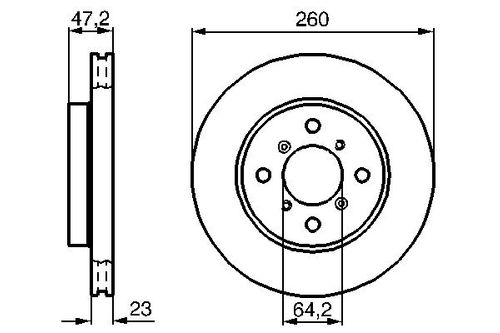 Produktbild für Bremsscheibe