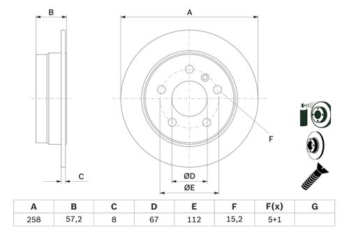Produktbild für Bremsscheibe