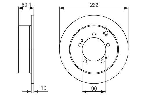Produktbild für Bremsscheibe
