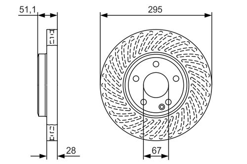 Produktbild für Bremsscheibe