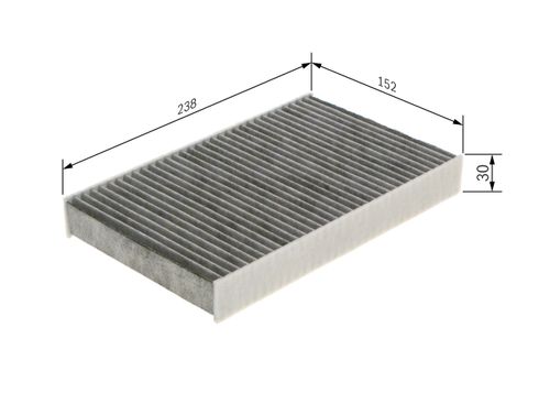 Produktbild für Filter, Innenraumluft