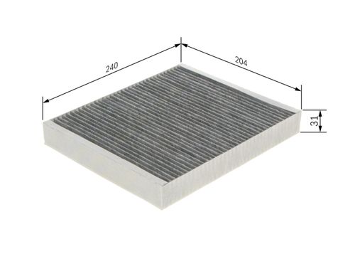 Produktbild für Filter, Innenraumluft