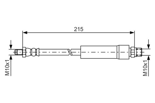 Produktbild für Bremsschlauch