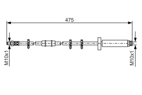 Produktbild für Bremsschlauch