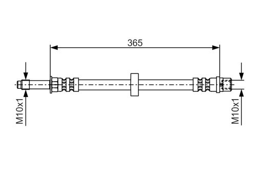 Produktbild für Bremsschlauch