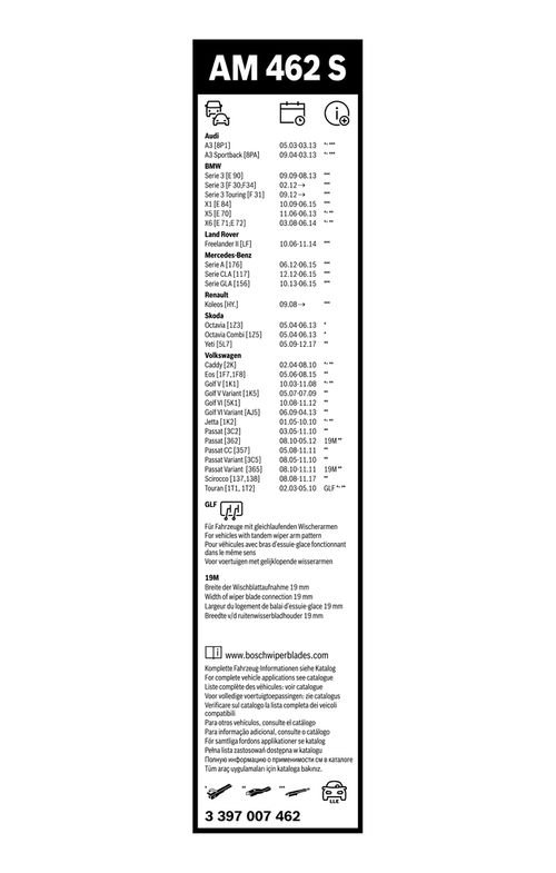 Produktbild für Wischblatt Aerotwin Multi-Clip