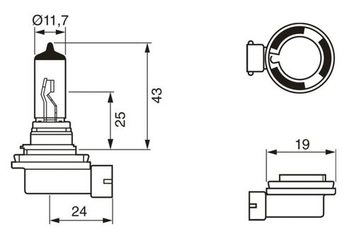 Produktbild für Glühlampe Longlife Daytime
